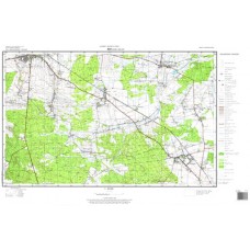 Mapa topograficzna 464.42