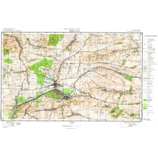 Mapa topograficzna 522.43