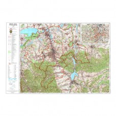 Mapa topograficzna miasta Bielsko-Biała i powiatu bielskiego