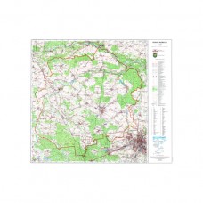 Mapa topograficzna powiatu kłobuckiego
