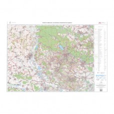 Mapa topograficzna powiatów Subregionu Zachodniego