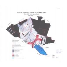 Założenia do projektu scalenia gruntów - wieś Dąbek (gmina Dąbrowa Zielona)